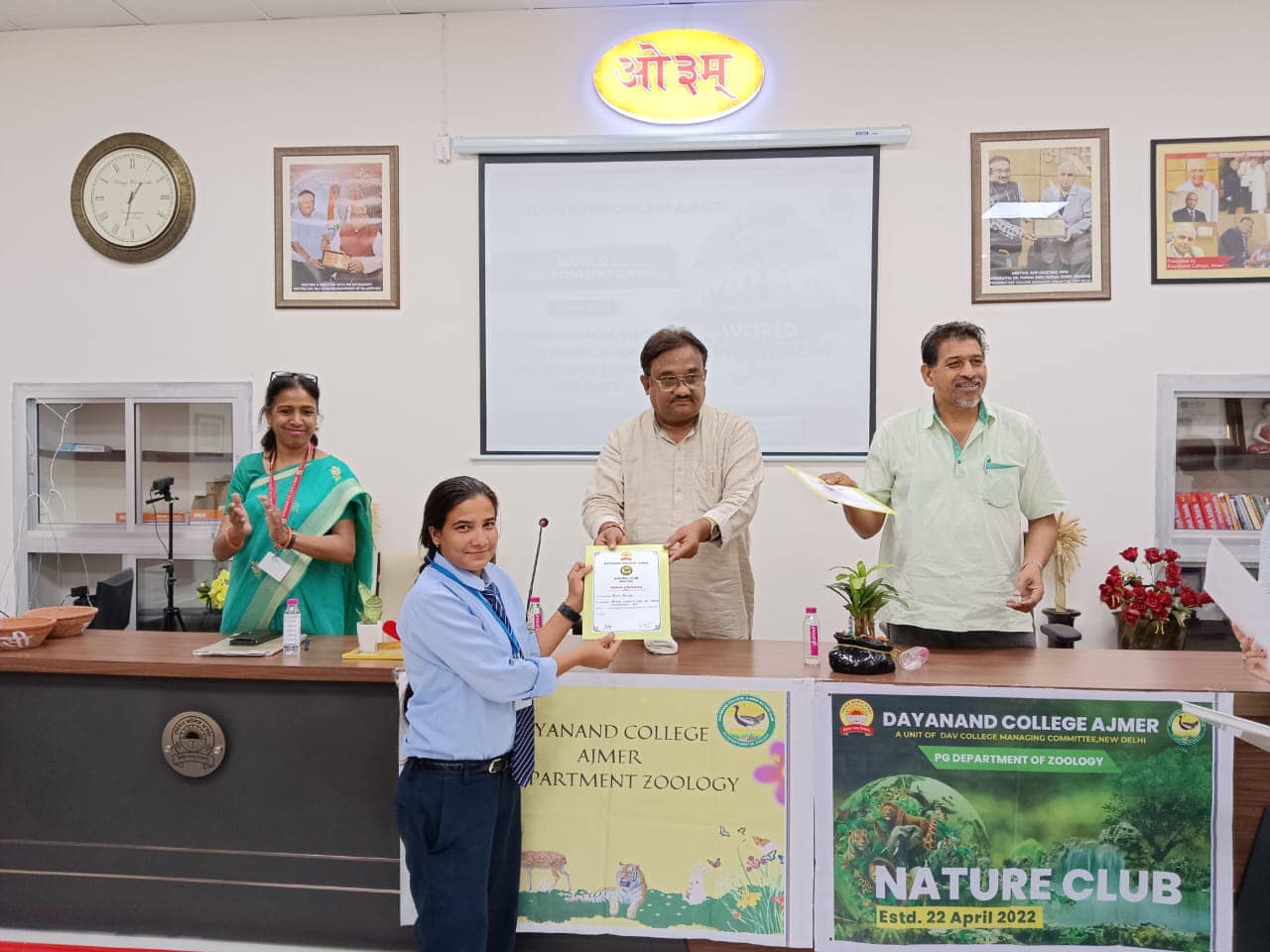 Organization of programs on the occasion of World Environment Day.