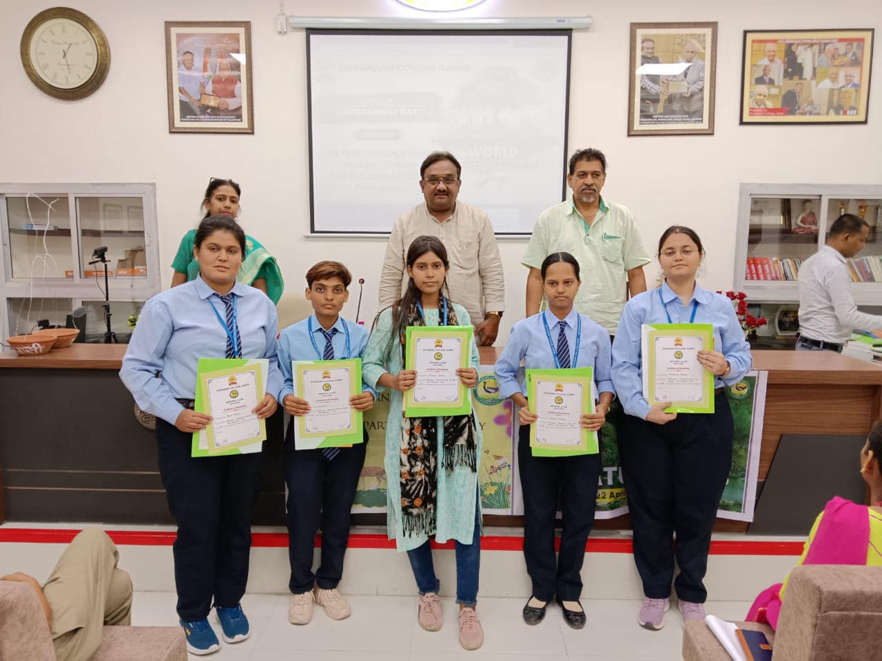 Organization of programs on the occasion of World Environment Day.