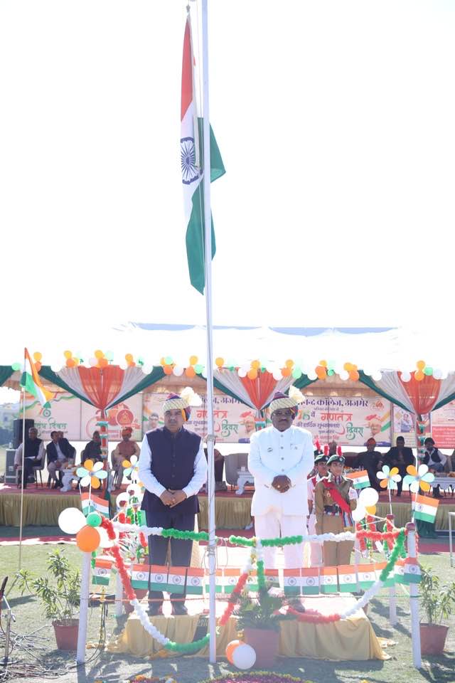 Grand Celebration of the 76th Republic Day at Dayanand College, Ajmer