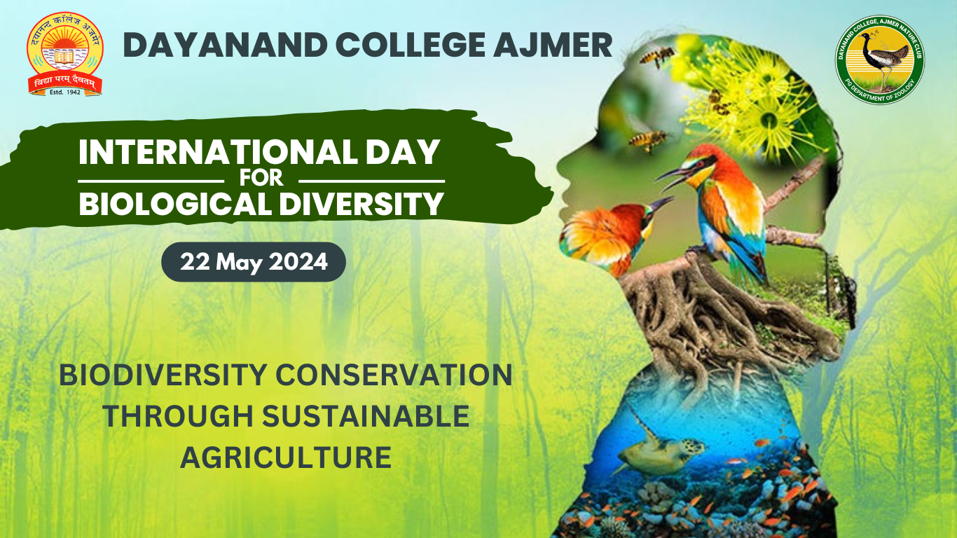 Dayanand College Ajmer | Celebration on Biological Diversity Day.
